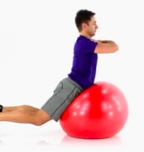Balance Ball Back Extension