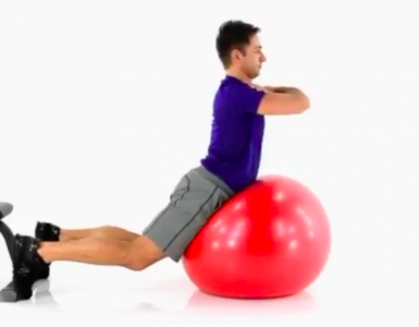 Balance Ball Back Extension